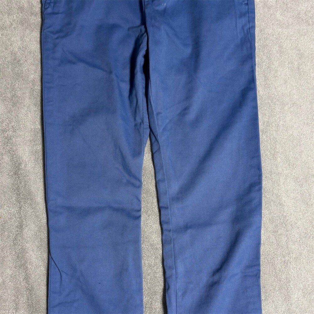 J.Crew Crewcuts Chino Pants Boys Size 8 Blue Stretch School Casual Classic
